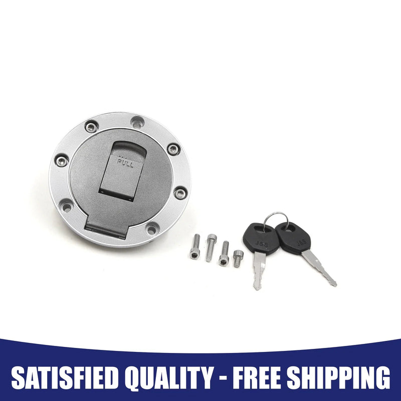 105mm Diameter Metal Cycle Fuel Tank Gas Cap Cover w 2 Keys Universal Item