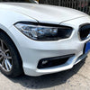 BMW F20 F21 2 x Headlight Eyelid Trim Covers Gloss Black (2015-2019)