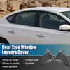 Nissan Sentra 2013-2019 Rear Side Window Louvers (2013-2019)