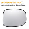 Honda Model Left Right Mirror Glass Pair w/ Back Non-heated