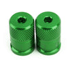 Car Motorcycle Bike MTB Aluminium Anti-Theft Valve Caps (F3)