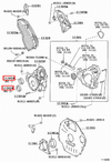 LandCruiser 80 79 Series 1HD 1HZ Timing Cover Front