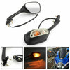 Suzuki GSXR 600 / 750 / 1000 Motorcycle Mirror Pair with Indicators (06-14)