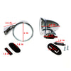 Austin Sprite MKIV / MG Midget MkIII Roadster Chrome Bullet Door Fender Mirror
