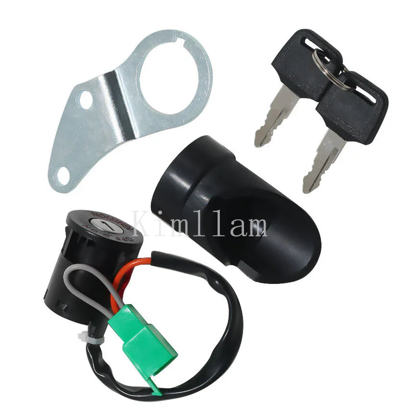 Suzuki DRZ250 DR250 DR250R Ignition Key Switch Lock Set (2001-2009, 1998-2000)