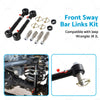 Jeep Wrangler JK JL 2.5-6" Lift Front Sway Bar Links (2007-2023)