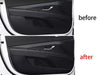 Hyundai Elantra Carbon Fiber Leather Inner-Door Anti-Kick Trim (2021–2024)