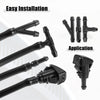 Dodge RAM Front Windshield Washer Nozzle Kit (Fits All Years)