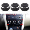 Mazda 3 M3 3 x A/C Control Switch Knob Covers (2004-2009)