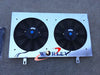 Nissan Skyline R32 GTS GTR Aluminum Radiator Fan Shroud + Fans (1989-1994)