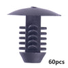 Car Bumper Fender Door Rivets 10mm Hole Plastic Clips 60 Pcs