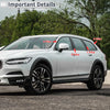 Mazda CX-7 (2013-2014) Silver Tone 8 Pcs Door Pillar Window Trim