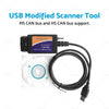 Ford ELMconfig HS-CAN MS-CAN Forscan OBD2 USB Modified Adapter