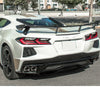 Corvette C8 Carbon Fiber Look Rear Trunk Lid High Wing Spoiler (2020-2023)