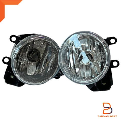 Toyota Hilux Revo Ute (2015-2020) Black Cover Chrome Fog Lamp Spot Light