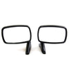 Style 2 Pieces Black Fender Door Mirrors Long Base