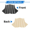 Hyundai Elantra (2017-2023) Carbon Fiber 6 Pcs Door Pillar Window Trim
