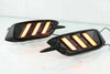 Honda Civic Sedan Rear Bumper Cover LED Fog Lights (2016-2018)