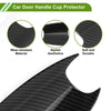 BMW X3 Carbon Fiber Black 4 Pcs Cup Protector (2022-2023)