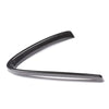For Alfa Romeo Stelvio ABS Carbon Style Front Bumper Grille Cover Logo Trim