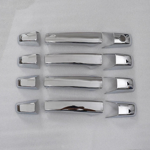 Chevy Silverado GMC Sierra Chrome Mirror & 4DR Handle Covers Overlay (2007-2013)