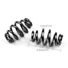 Chopper Bobber 2 x Solo Driver Seat Mounting Springs Black