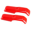 Jeep Wrangler JL Gladiator JT Red Engine Hood Hinge Covers (2018-2023)