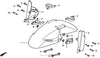 Honda CBR 900RR Fireblade Stainless Mudguard Bolts (1996–1999)