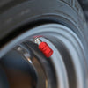 Car Motorcycle Bike Wheel Rim - Red 4 Pcs Aluminum Tire Valve Caps