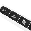Chevrolet Corvette C6 Dash A/C Climate Control Button Repair Decals (2005–2013)
