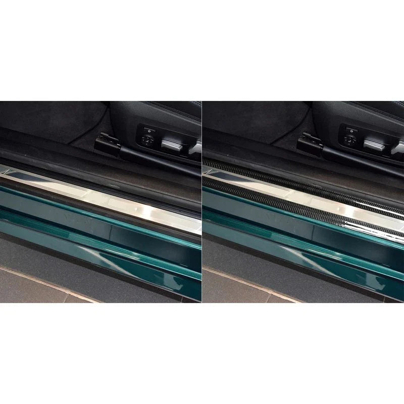 BMW 4 Series G22 G23 G26 21-23 100% Dry Carbon Fiber Door Sill Trim Strip