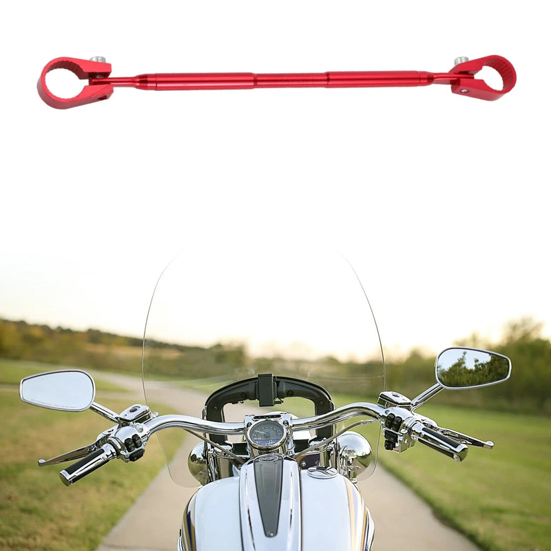 Motorcycle Red 1 x Handlebar Bracket Adjustable