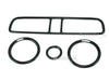 Mitsubishi Mirage Hatchback Carbon Air Vent Frame Trim Cover (2012-2015)