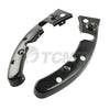 Harley Touring FLHR FLTR FLHX Black Rear Fender Strut Covers (2009-2013)