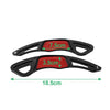 VW Golf 7, Polo, Jetta, Scirocco Red Steering Wheel Paddle Shifter Extensions (2013-2020)