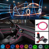 Car Interior Atmosphere Glow 2M Pink LED EL Wire Light Strip (2020-2023)