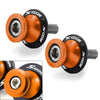 BMW S1000R S1000RR 2014-2018 - 2 x Orange Coil Slider Screws Swingarm Spools