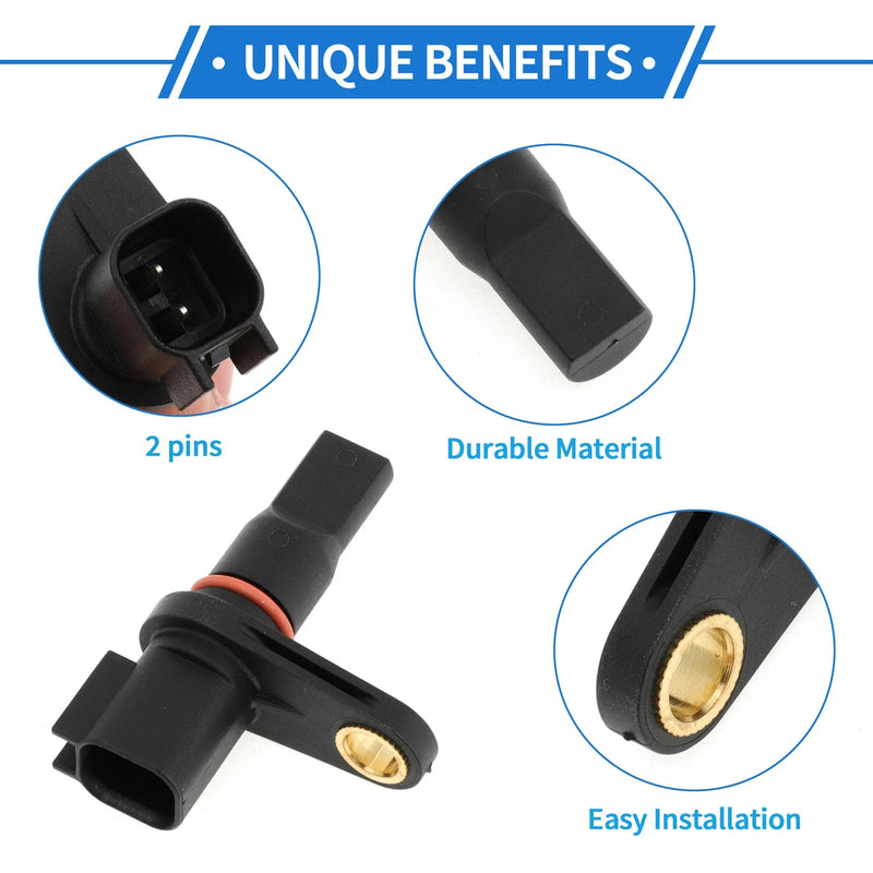 Ford C-MAX 2014-2016 Crankshaft Position Sensor (1 x Black)