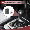 Acura ZDX (2010-2012) Black Gray Faux Leather 1 Pc Gear Shift Knob Cover