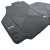 Ferrari 488 Pista Spider Black Leather Floor Mats (2019-2023)