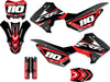 Honda CRF 110 (2013-2018) Collide Style Stickers Custom Graphics Full Kit