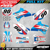 Yamaha YZF 250 (1998-2002) FORTRESS STYLE Graphics Custom Decal Kit