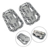 Triumph Scrambler Tiger Enlarge Foot Pegs 2 x Silver (2017-2023)