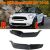 MINI Cooper 2 x Front Bumper Splash Mud Flap Guard Pressure Lip (2011–2016)