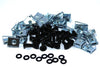 Yamaha Honda Ducati Schrauben & Clips / 25x m5 Schwarz Aluminium / Verkleidung
