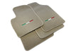 Fiat 500 (2008-2019) - AutoWin Premium Brand Beige Tailored Floor Mats