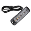 Car Truck Emergency Warning Amber 4x 18W LED Strobe Flash Lights