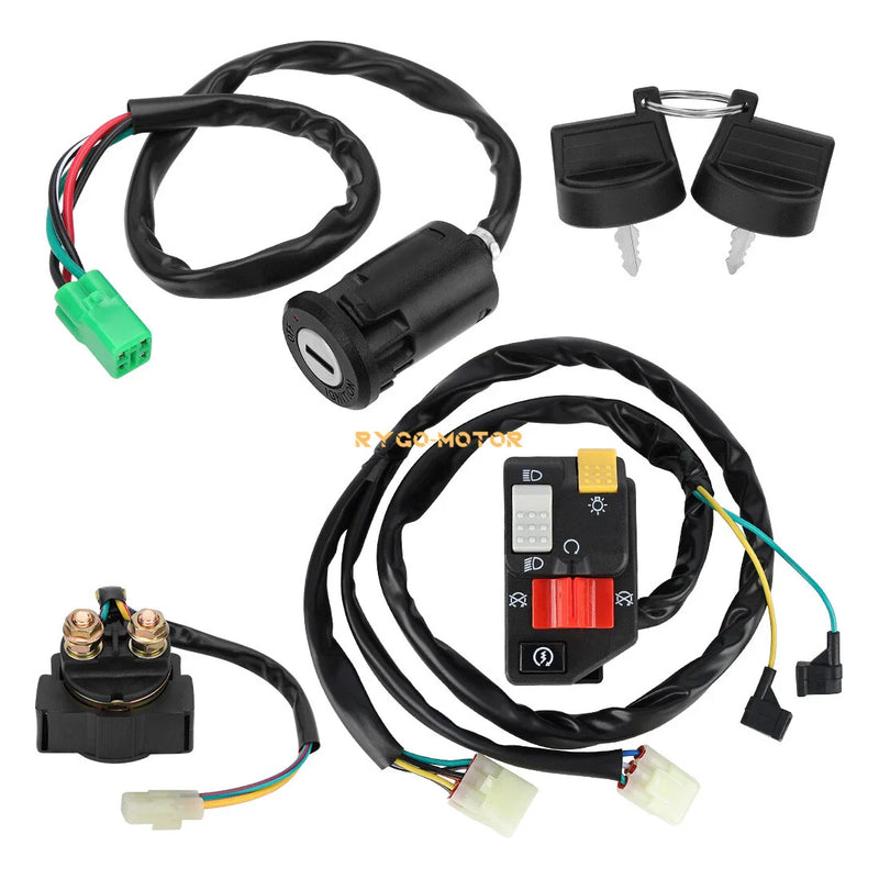 Honda TRX450ER Handlebar Key Starter Relay Switch (2006–2014)