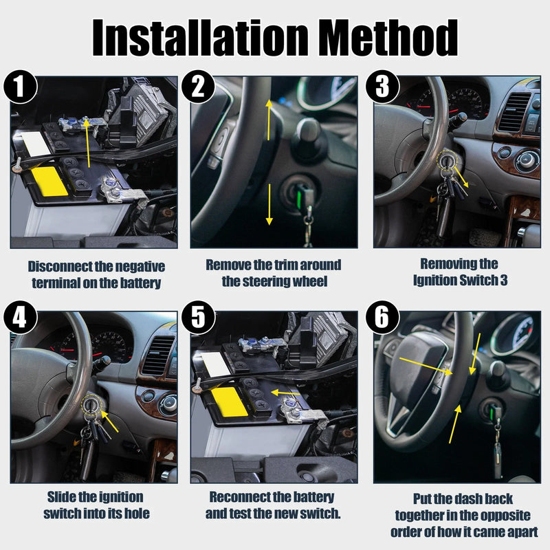 Ford Transit Connect Ignition Lock Cylinder with Keys (2002-2013)
