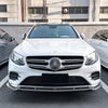 Mercedes Benz GLC X253 C253 Front Bumper Spoiler Lip (2016-2019)